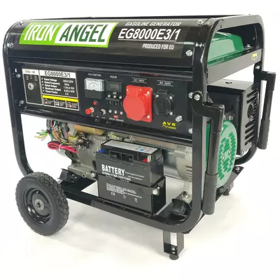 Генератор бензиновий IRON ANGEL EG 8000 E3/1