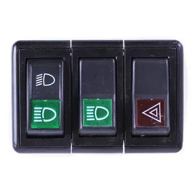 Блок переключателей (перекл.света + аварийка) DongFeng 240/244