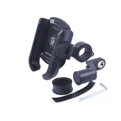 Держатель телефона ТАТА M8SP черный, с креплением на руль, Kewiq